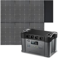 Allpowers - S2000 Pro Tragbares Powerstation 1451Wh 2400W akku Solargenerator Mobiler Stromspeicher Power Station (4000W Spitzenwert) mit 600W von ALLPOWERS