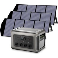 Home Battery Power Station LiFePO4 3168 Wh, Voice Control With 3Pcs 140W Solar Panel For Home Backup Outdoor Allpowers R3500 von ALLPOWERS