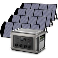 Home Battery Power Station LiFePO4 3168 Wh, Voice Control With 4Pcs 140W Solar Panel For Home Backup Outdoor Allpowers R3500 Home Battery Power Station LiFePO4 3168 Wh, Voice Control With 4Pcs 140W Solar Panel For Home Backup Outdoor Allpowers R3500 von ALLPOWERS