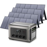Home Battery Power Station LiFePO4 3168 Wh, Voice Control With 4Pcs 400W Solar Panel For Home Backup Outdoor Allpowers R3500 Home Battery Power Station LiFePO4 3168 Wh, Voice Control With 4Pcs 400W Solar Panel For Home Backup Outdoor Allpowers R3500 von ALLPOWERS
