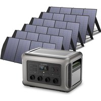 Home Battery Power Station LiFePO4 3168 Wh, Voice Control With 6Pcs 200W Solar Panel For Home Backup Outdoor Allpowers R3500 von ALLPOWERS