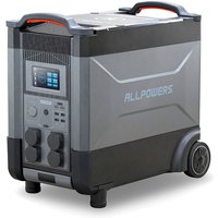 Portable Home Battery Power Station LiFePO4 Battery Expandable 3600Wh 21600Wh, 4000W ac Output, Voice Control Solar Generator For Home Backup Travel Portable Home Battery Power Station LiFePO4 Battery Expandable 3600Wh 21600Wh, 4000W ac Output, Voice Control Solar Generator For Home Backup Travel von ALLPOWERS
