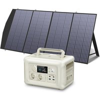 Allpowers - Portable Power Station Solar Generator With 200W Solar Panel for Travel Camping Emergency R600 von ALLPOWERS