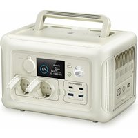R600 Tragbare Powerstation, Solargenerator 299Wh LiFePO4 Batterie mit 2x 600W (1200W Spitze) ac Ausgang, 0-100% Schnellladung in 1 Stunde für Party von ALLPOWERS