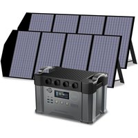 Power Station 1500Wh 2000W Solar Generator with 2Pcs 140W Solar Panel for Home Emergency Outdoor Allpowers S2000 von ALLPOWERS