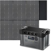 Allpowers - Power Station 1500Wh 2400W Solar Generator with 600W Solar Panel for Emergency Outdoor S2000 pro von ALLPOWERS
