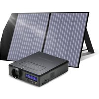 Power Station Solar Generator ac Power Bank 200W 154Wh with 100 w Solar Panel for Outdoors Camping Travel Emergency Allpowers S200 von ALLPOWERS