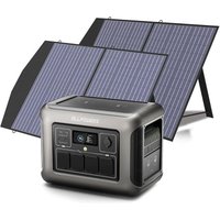 R1500 Tragbare Powerstation mit 2Pcs 100W Solarpanel, 1152Wh LiFePO4 Batterie mit 1800W ac Ausgang Solargenerator, 43dB Leise Betrieb Mobile R1500 Tragbare Powerstation mit 2Pcs 100W Solarpanel, 1152Wh LiFePO4 Batterie mit 1800W ac Ausgang Solargenerator, 43dB Leise Betrieb Mobile von ALLPOWERS