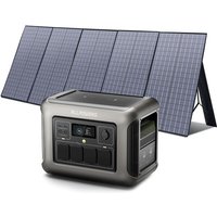 R1500 Tragbare Powerstation mit 400W Solarpanel, 1152Wh LiFePO4 Batterie mit 1800W ac Ausgang Solargenerator, 43dB Leise Betrieb Mobile von ALLPOWERS