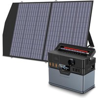 S300 plus 288 Wh/300 w tragbares Kraftwerk mit 1 x 100 w faltbarem Solarpanel, Lithium-Backup-Netzteil für Outdoor-Camping und Angeln - Allpowers von ALLPOWERS