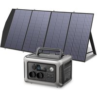 Solargenerator R600, 2x 600W (1200W Spitze) ac Ausgang Tragbare Powerstation mit 200W Solarpanel, 299WH LiFePO4 Batterie, Mobile Stromversorgung für von ALLPOWERS