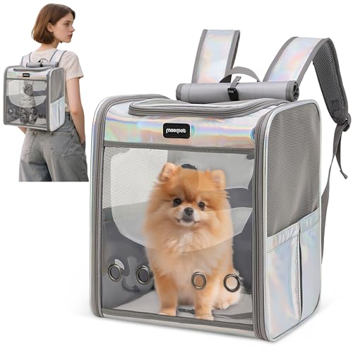 ALLSOPETS Katzenrucksack große Katzen, Faltbarer Hunde- und Katzen Rucksack, Atmungsaktive Tragetasche für Haustiere zum Reisen Wandern und Spazierengehen (Schillernd) ALLSOPETS Katzenrucksack große Katzen, Faltbarer Hunde- und Katzen Rucksack, Atmungsaktive Tragetasche für Haustiere zum Reisen Wandern und Spazierengehen (Schillernd) von ALLSOPETS