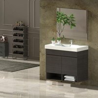 Allstone - nebari Badezimmer-Set - 7 Farben-15 Maße- 2 Türen oder eine Schublade zur Auswahl- inkl. Möbel, Waschbecken und Spiegel Sinatra Eiche Allstone - nebari Badezimmer-Set - 7 Farben-15 Maße- 2 Türen oder eine Schublade zur Auswahl- inkl. Möbel, Waschbecken und Spiegel Sinatra Eiche von ALLSTONE
