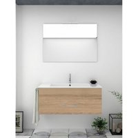 Badezimmer-Set Florenz Schubladen - 8 verschiedene Farben - 14 Größen - inkl. Möbel, Waschbecken und Spiegel - Sand 80x40Cm Badezimmer-Set Florenz Schubladen - 8 verschiedene Farben - 14 Größen - inkl. Möbel, Waschbecken und Spiegel - Sand 80x40Cm von ALLSTONE