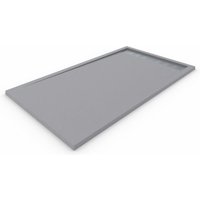 Duschwanne aus Harz mit premium Allstone Rahmen - Alle Größen - 6 Farben - Ventil und Geschenkgitter - Zementgrau Ral 7037 70X90 cm Duschwanne aus Harz mit premium Allstone Rahmen - Alle Größen - 6 Farben - Ventil und Geschenkgitter - Zementgrau Ral 7037 70X90 cm von ALLSTONE