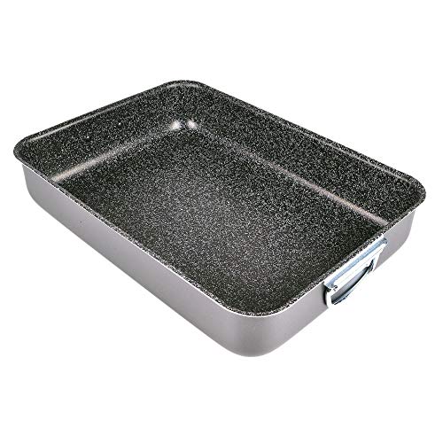 Alluflon Tradition Italien Lasagneform, Aluminium, schwarz, 35 x 25 cm von ALLUFLON