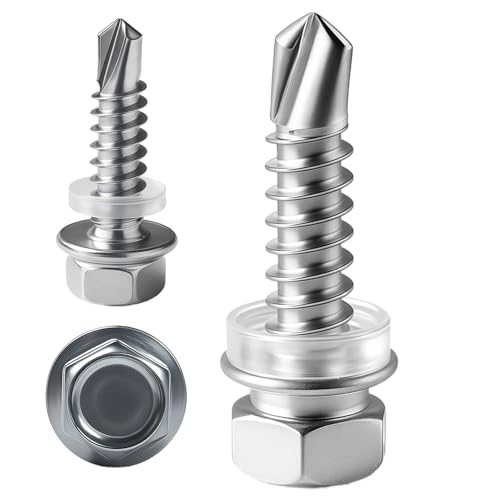 ALLY-MAGIC Blechschrauben Mit Dichtung,Selbstschneidende Schrauben Metall,Edelstahl Schrauben Trapezblechschrauben mit Dichtscheibe Spenglerschrauben E23-LJZGYWLD-M6 ALLY-MAGIC Blechschrauben Mit Dichtung,Selbstschneidende Schrauben Metall,Edelstahl Schrauben Trapezblechschrauben mit Dichtscheibe Spenglerschrauben E23-LJZGYWLD-M6 von ALLY-MAGIC