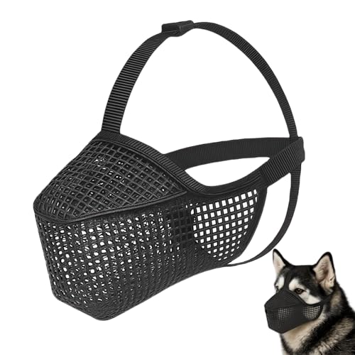 ALLY-MAGIC Maulkorb für Große Hunde Maulkorb mittlere Hunde mit Klettverschluss, Atmungsaktive Haustier Maske Hundetraining für Kleine Mittlere große E22-GKZ (L) von ALLY-MAGIC