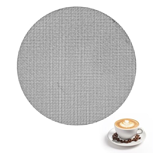 Puck Screen 53.5mm, Espresso Puck Sieb, Wiederverwendbar Siebträger, Gesinterte Kaffeefilter, 316 Edelstahl Kaffee Siebträger Sieb für Espresso Kaffee Siebträger Zubehör 1.7mm Dicke 150μm E4KFGLP von ALLY-MAGIC