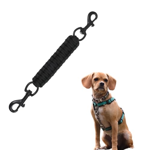 Y11GXQAQJ Hundehalsband-Sicherheitsclip, Halsband zu Geschirr, Sicherheits-Verbindungsstück mit Doppelverschlüssen, handgefertigter Backup-Sicherheitsgurt-Clip für Spaziergänge, Laufen und Wandern Y11GXQAQJ Hundehalsband-Sicherheitsclip, Halsband zu Geschirr, Sicherheits-Verbindungsstück mit Doppelverschlüssen, handgefertigter Backup-Sicherheitsgurt-Clip für Spaziergänge, Laufen und Wandern von ALLY-MAGIC