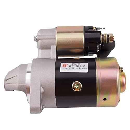 ALLZZY QD114A 12V 0.8KW Diesel Generator Motor Starter Motor Kupfer Motor Elektroaggregat Teile QD114B 0.9KW 12V (Color : QD114A 12V 0.8KW) von ALLZZY