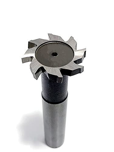 ALLZZY T-Nut-Fräser for Metall HSS Woodruff Key Seat Router Bit Dicke 1–12 mm Durchmesser 8–50 mm (Color : 1.5 mm, Size : 14D 8d 60L) von ALLZZY
