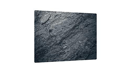 ALLboards Glas Herdabdeckplatte Schneidebrett FELS FELSEN FELSFORMATION FELSENSTEIN GRANIT GRANITSTEIN 52x60 cm Multi-Platte Arbeitsplatte Herdschutz Deko für Küchen Gehärtetes von ALLboards