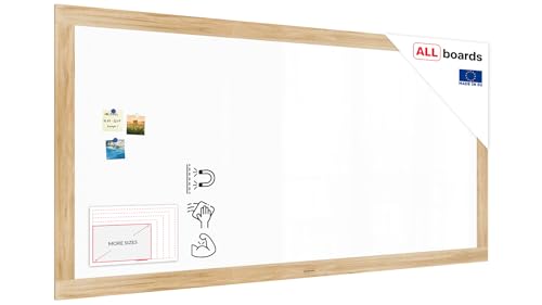 ALLboards Magnetisches Whiteboard, trocken abwischbar PREMIUM 240x120 cm, massiver Rahmen im Eichendesign ALLboards Magnetisches Whiteboard, trocken abwischbar PREMIUM 240x120 cm, massiver Rahmen im Eichendesign von ALLboards