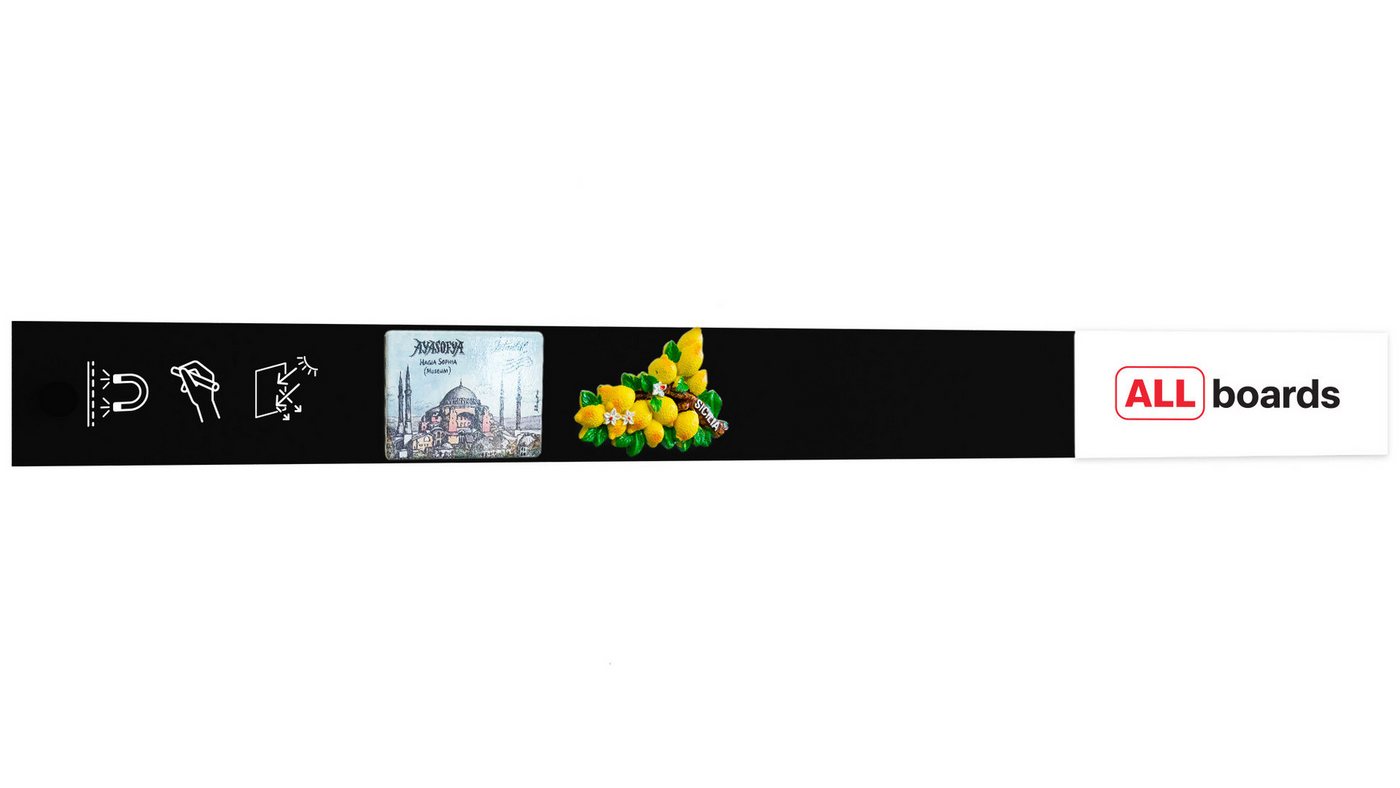 ALLboards Magnettafel Rahmenloses SLIMboard – Kreideoberfläche von ALLboards