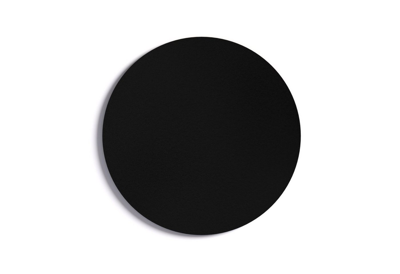 ALLboards Magnettafel Runde schwarze Magnettafel, RUND, Durchmesser 80 cm – rahmenlose von ALLboards
