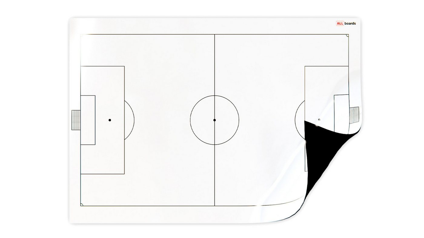 ALLboards Magnettafel Trocken abwischbare magnetische Auflage FUSSBALL: FELD, Größe A4 von ALLboards