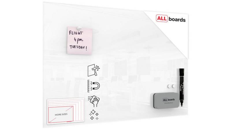 ALLboards Memoboard ALLboards Glastafel Whiteboard Magnettafel Memoboard ALLboards Memoboard ALLboards Glastafel Whiteboard Magnettafel Memoboard von ALLboards
