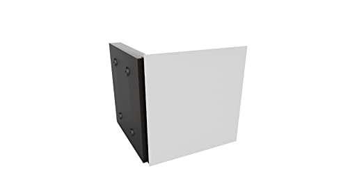 ALLboards Schlüsselkasten Schlüsselbox Weiß Glas Glasboard Magnettafel Memoboard - 30x30x4,7cm,50 Haken, Neodym-Magnete Schlüsselschrank White von ALLboards