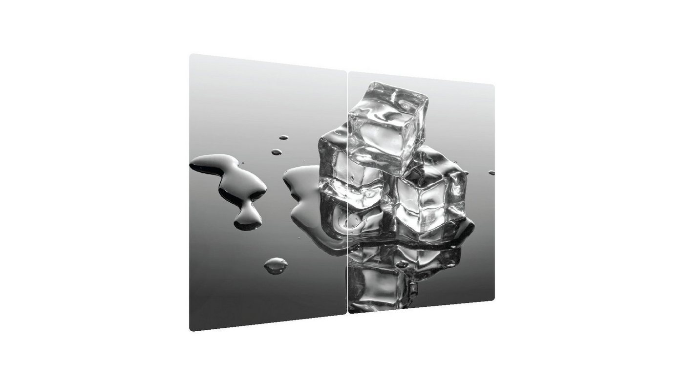 ALLboards Schneidebrett Glas Herdabdeckplatte Schneidebrett 2er Set Multi-Platte von ALLboards