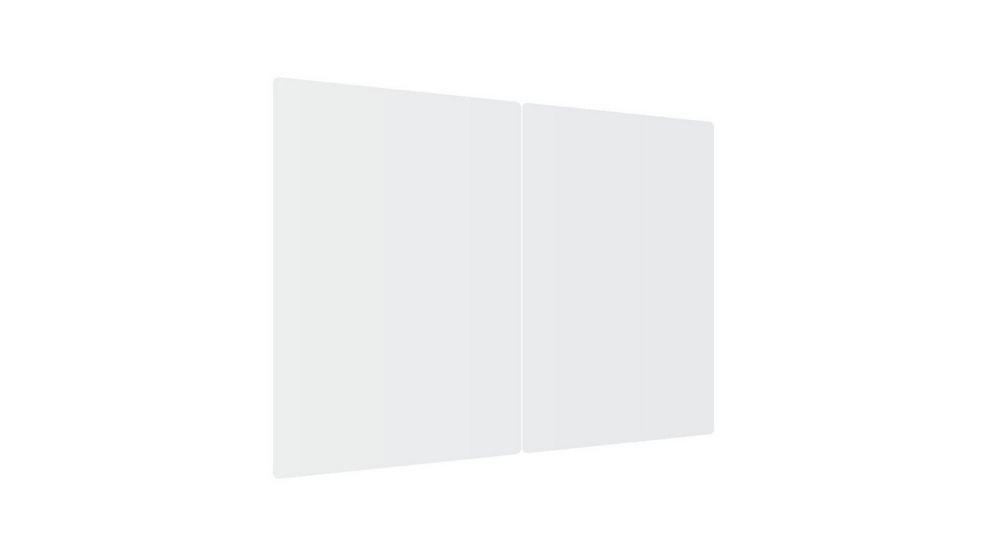 ALLboards Schneidebrett Glas Herdabdeckplatte Schneidebrett 2er Set Multi-Platte von ALLboards