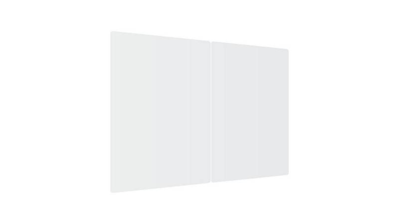 ALLboards Schneidebrett Glas Herdabdeckplatte Schneidebrett 2er Set Multi-Platte von ALLboards