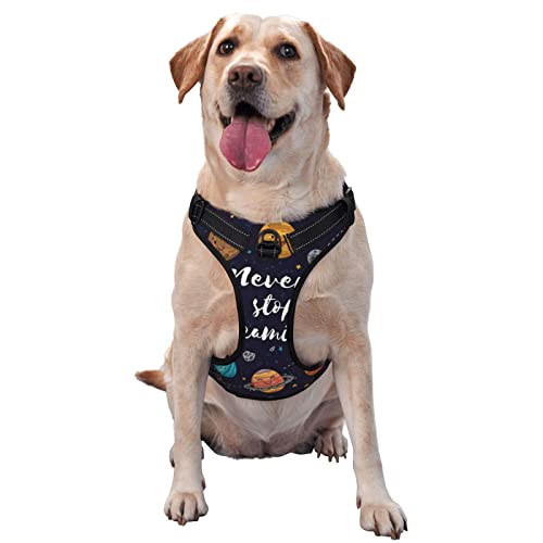 Cute Planet Traction Vest Pet Traction Chest Strap Vest Harness Outdoor Dog Walking von ALLiYa