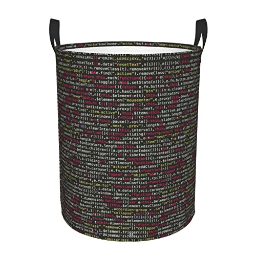 Programmierer Programmiercode Einlagiger Korb für schmutzige Kleidung Aufbewahrungskorb für Zuhause Aufbewahrung den täglichen Gebrauch im Haushalt von ALLiYa