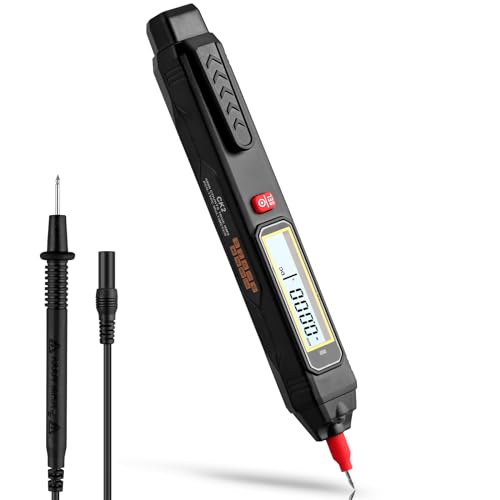 ALLmeter Spannungsprüfer berührungsloser Digitales Multimeter Stifttyp mit NCV 6000 Counts intelligentes Multimeter für AC/DC Spannungswiderstand Kontinuität Kapazität Diode stromführender Draht von ALLmeter