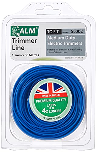 ALM ALMSL002 Trimmerschnur, 1,5 mm x 30 m, Blau von ALM