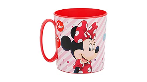 2666; Disney Minnie Maus Mikrowelle; Fassungsvermögen 350 ml; Produkt aus Kunststoff; BPA-frei von ALMACENESADAN