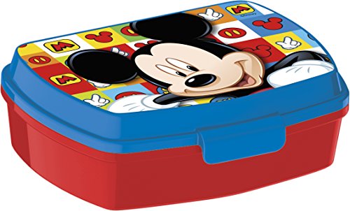 ALMACENESADAN, 0434 Sandwichtoer, rechteckig, mehrfarbig Disney Mickey Maus, 15 x 10 x 5,5 cm von ALMACENESADAN