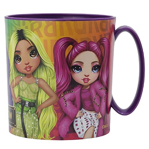 ALMACENESADAN, 2065; Mikrowellengeeignete wiederverwendbare Kunststoff-Tasse, BPA-frei, 350 ml Fassungsvermögen von ALMACENESADAN