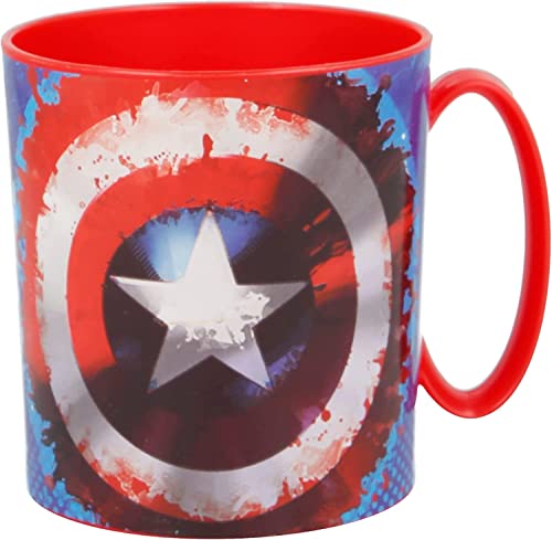 ALMACENESADAN, 4908 Avengers, Avengers, Avengers, Captain America, bestehend aus Mikrowelle 350 ml, wiederverwendbar, BPA-frei von ALMACENESADAN