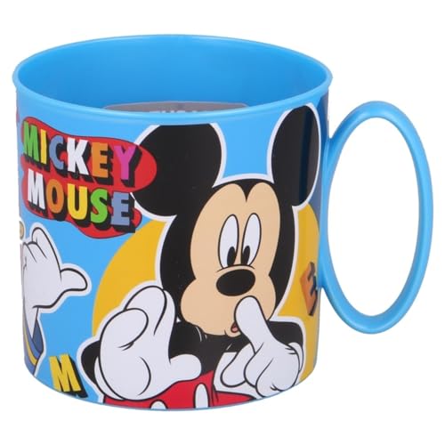 ALMACENESADAN, 5074 Becher mikrowellengeeignet, Fassungsvermögen 265 ml, wiederverwendbares Produkt (Mickey) von ALMACENESADAN