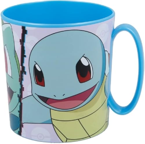 ALMACENESADAN, 5085 Becher mikrowellengeeignet, Fassungsvermögen 390 ml, wiederverwendbar, Pokemon; Blau von ALMACENESADAN