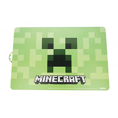 ALMACENESADAN, 5121 Tischset, wiederverwendbar, Maße 43 x 29 cm, Produkt aus Kunststoff, flexibel, Lizenzprodukt (Minecra) von ALMACENESADAN