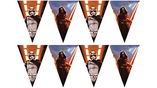 ALMACENESADAN, 5193 Party-Set für Geburtstagsparty, ca. 2,40 m, Lizenzprodukt (SWars) von ALMACENESADAN