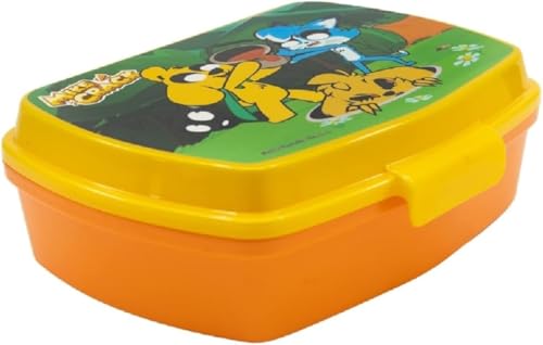 ALMACENESADAN; 5463; Schulanfang und Geschenk; bestehend aus rechteckiger Sandwich-Toaster, mehrfarbig, wiederverwendbares Produkt, BPA-frei (Mike Crack) von ALMACENESADAN