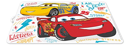 ALMACENESADAN 0430, Disney Cars Baby-Tischdecke; Maße 43 x 29 cm; Produkt aus wiederverwendbarem Kunststoff; BPA-frei. von ALMACENESADAN